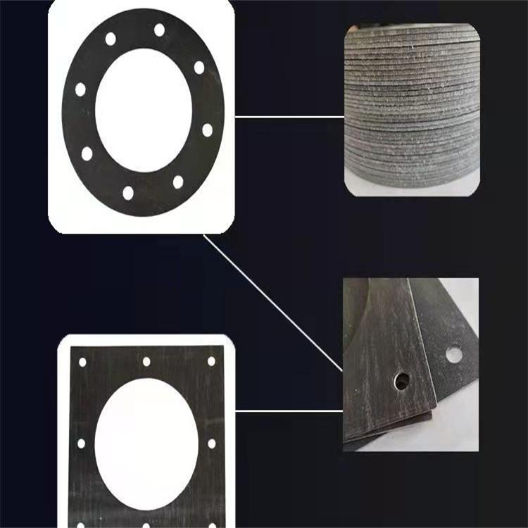 Hongsheng asbestos gasket, high-temperature sealing gasket, special oil resistant non asbestos board, high-pressure resistant organic fiber asbestos board gasket