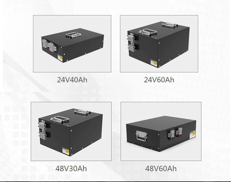 AGV trolley Lithium iron phosphate power battery 48V50AH industrial robot Cart 485 communication lithium battery