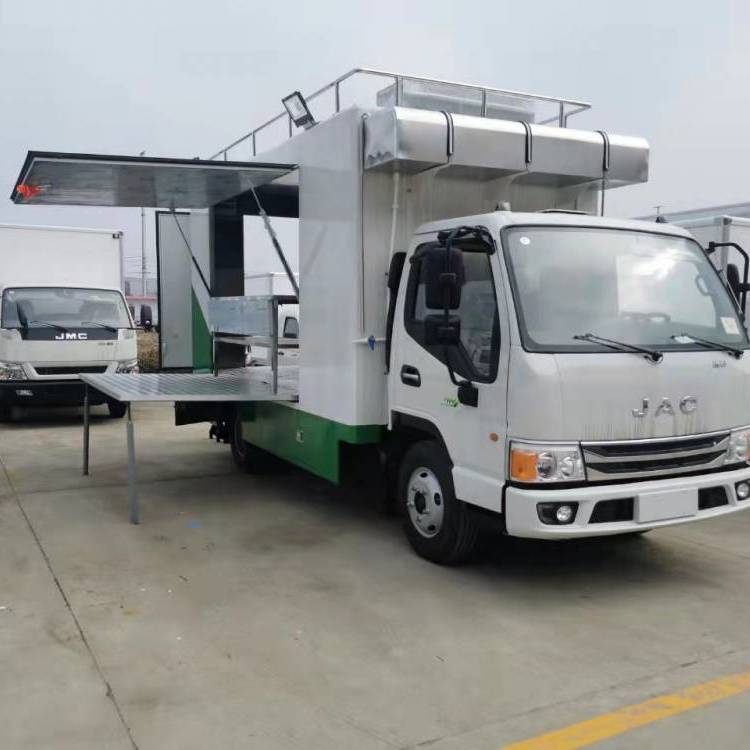 天宏厂家定制柴油版流动后勤保障餐车 蓝牌炊事车 移动厨房餐饮车