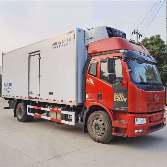 国六解放J6L 尊享版 9米冷藏车 全新冷链车 选装猪肉挂钩