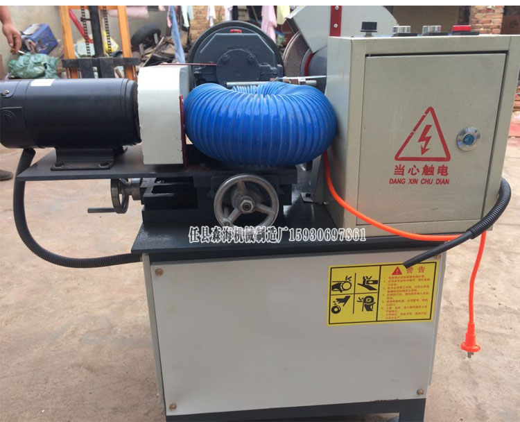 Small round pipe polishing machine, iron pipe aluminum pipe polishing machine, multi-station polishing and rust removal machine