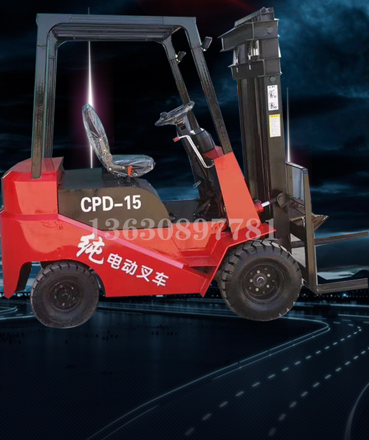 Electric forklift 0.5 ton small fully automatic stacking, handling, and loading/unloading four-wheel forklift