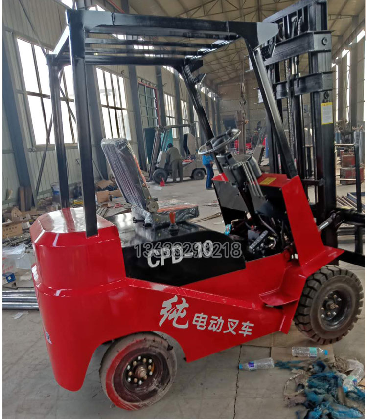 Electric forklift 0.5 ton small fully automatic stacking, handling, and loading/unloading four-wheel forklift