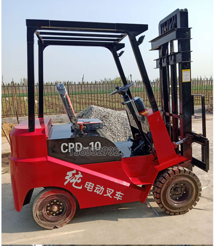 Electric forklift 0.5 ton small fully automatic stacking, handling, and loading/unloading four-wheel forklift