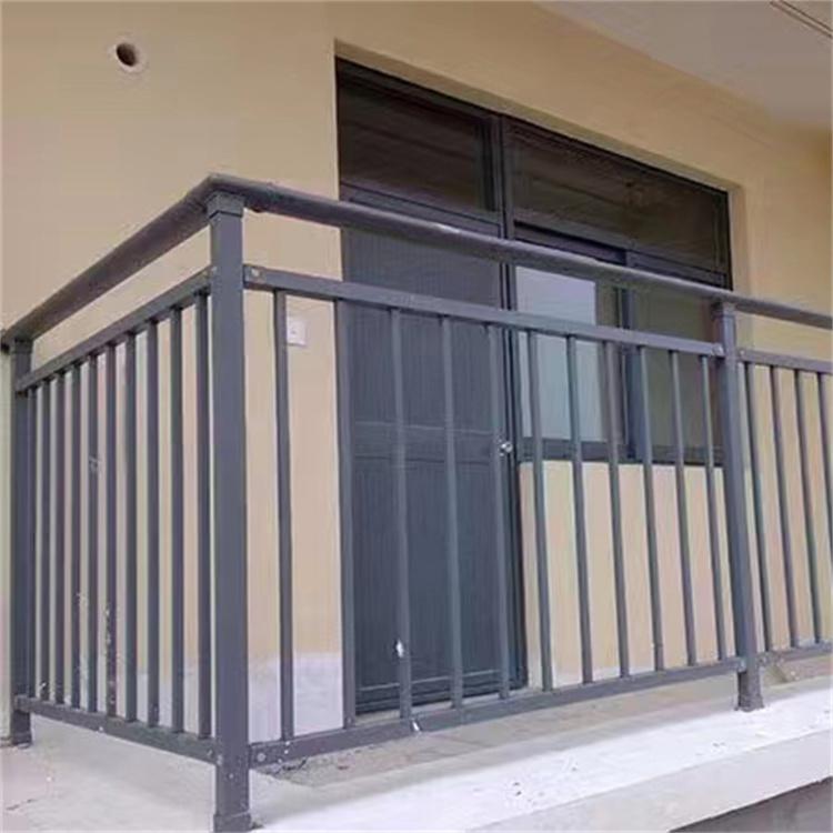 Staircase handrail, rooftop, balcony fence, guardrail, corridor railing with smooth lines and good decoration