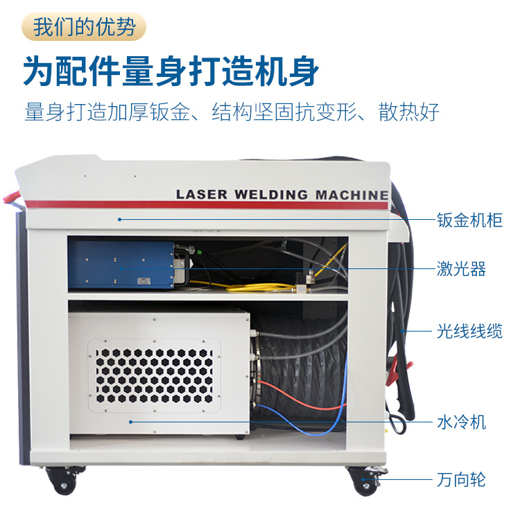 Handheld laser rust remover Portable rust remover 2000w 1500w high-power laser cleaning machine