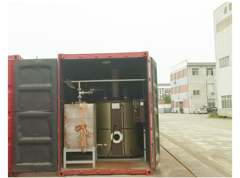 Container fuel steam tank integrated mobile skid mounted boiler Domestic hot water boiler Steam boiler