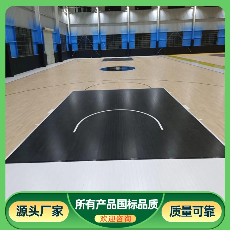  枫木双拼体育馆木地板厂家直供 特点防滑耐磨 专业 品牌