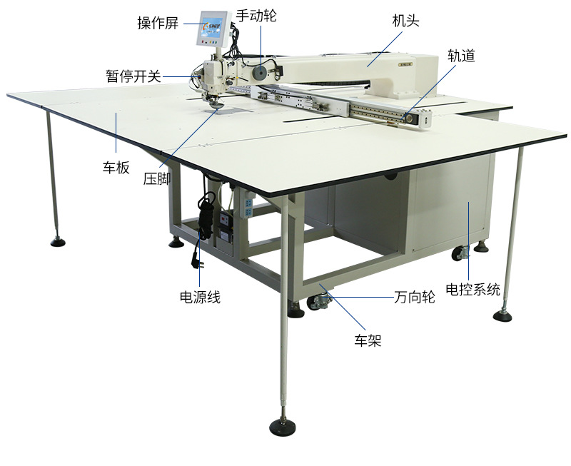 Xingchi Brand Fully Automatic Computer Pattern Machine Template Machine Clothing Zipper Sewing Computer Pattern Machine Template Machine