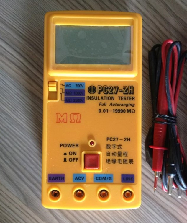 PC27-1/2H/3H 数字式绝缘电阻表/兆欧表PC27-7H防静电工程电阻测