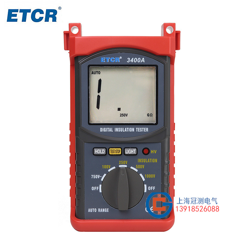 ETCR3400A/3400B/3400C数字绝缘电阻测试仪高压兆欧表