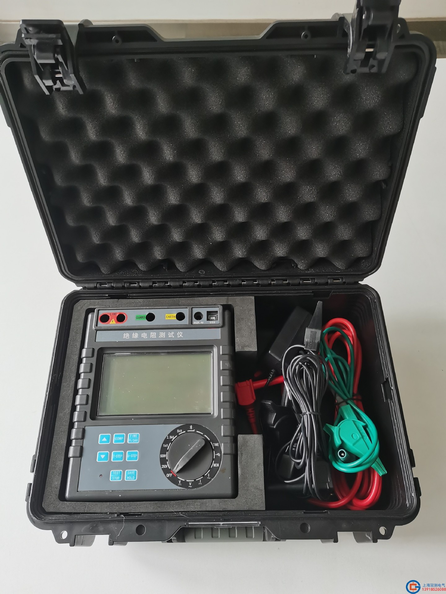 智能绝缘电阻测试仪/5KV/数字兆欧表/短路电流10mA/带电容模式