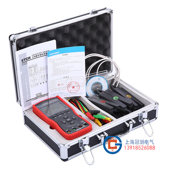 ETCR4300三相数字相位伏安表 数字相序表 电压表万用表