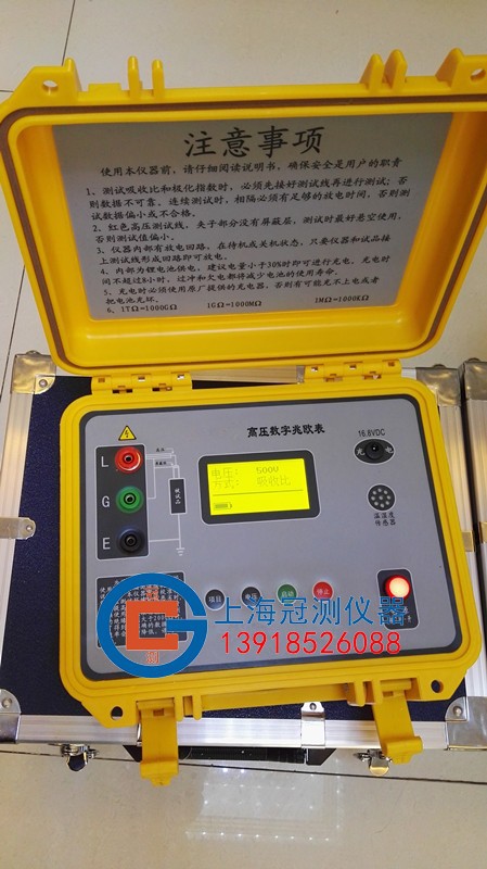 高压数字兆欧表2500V/5000V/10000V数字高压绝缘电阻测试仪