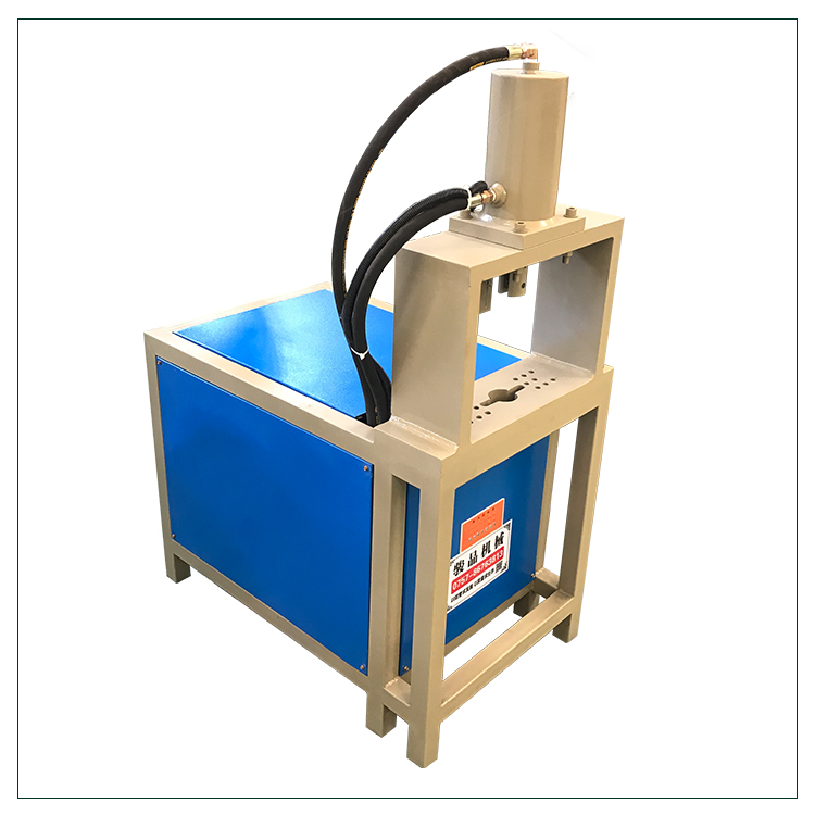 Semi automatic square tube drilling machine Round tube Hole punch Junpin DP1 hydraulic punching machine