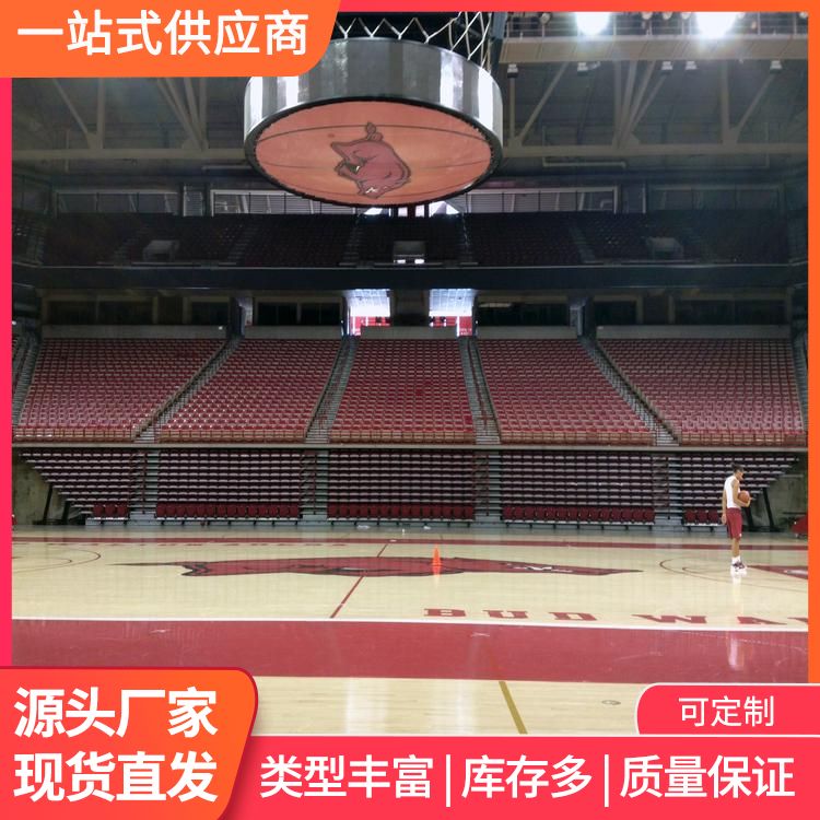  博纳 赛事篮球馆木地板供应 悬浮式安装 自有施工团队