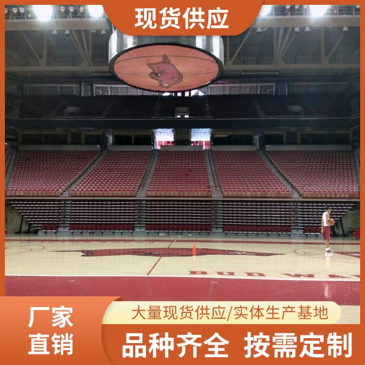  博纳 篮联认证标准运动实木地板供应 双龙骨结构 售后