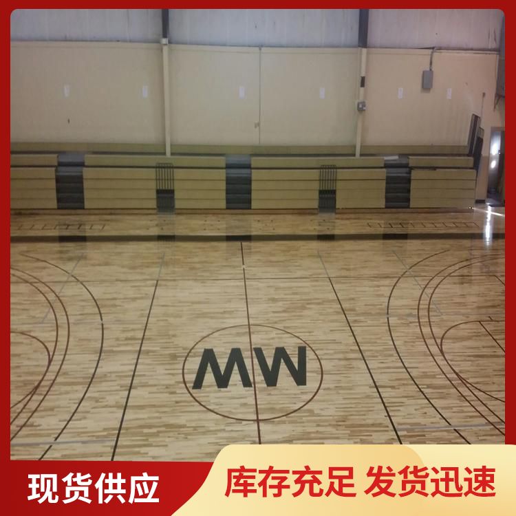  博纳 非标准场地实木运动木地板生产厂家 E1级 规格