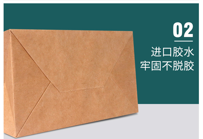 Factory spot Kraft paper handbag shopping gift bag take out packaging bag kraft paper bag customized