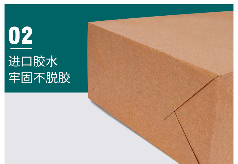 Factory cash shopping gift bag flat rope Kraft paper handbag take away packaging bag kraft paper bag environmental protection