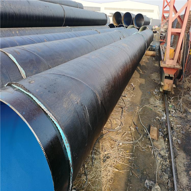 Processing of IPN8710 spiral steel pipe with three oil and two cloth inner coating for anti-corrosion pipeline of Juxintai drinking water