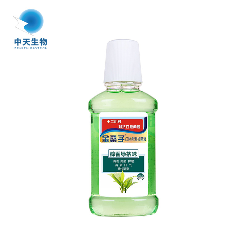 Mouthwash, Green Tea Flavor, Fresh Breath, Clean Mouth Odor, Mouthwash Processing