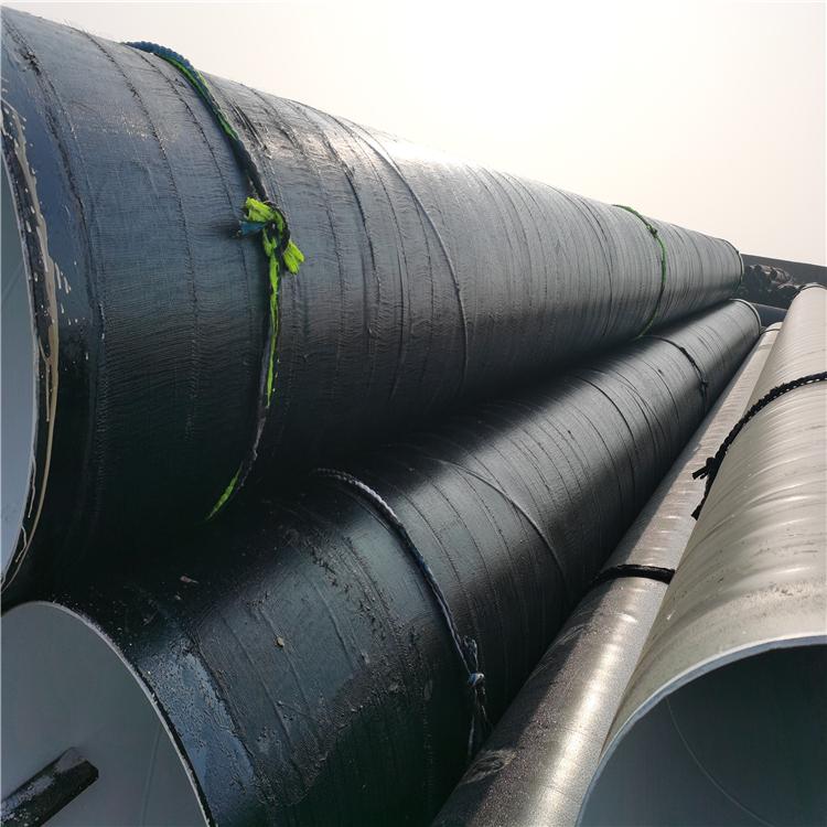 Juxintai epoxy coal asphalt, three oil, two cloth inner IPN8710 anti-corrosion spiral steel pipe customized DN2200