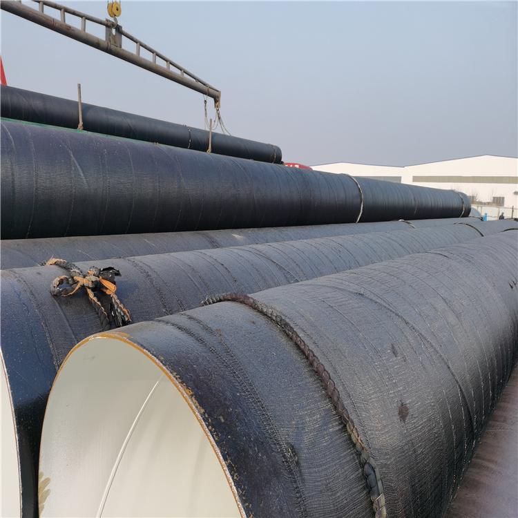 Juxintai epoxy coal asphalt, three oil, two cloth inner IPN8710 anti-corrosion spiral steel pipe customized DN2200