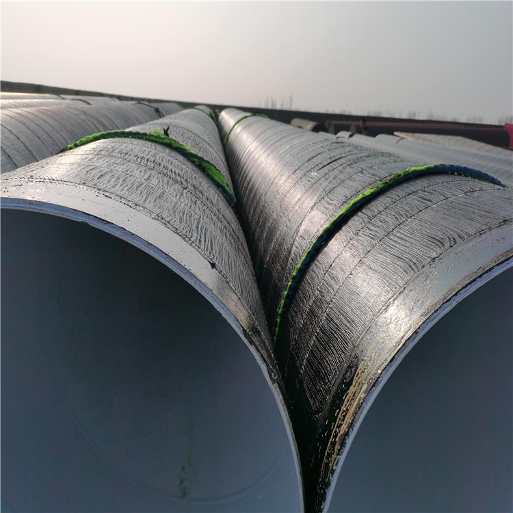 Juxintai epoxy coal asphalt, three oil, two cloth inner IPN8710 anti-corrosion spiral steel pipe customized DN2200