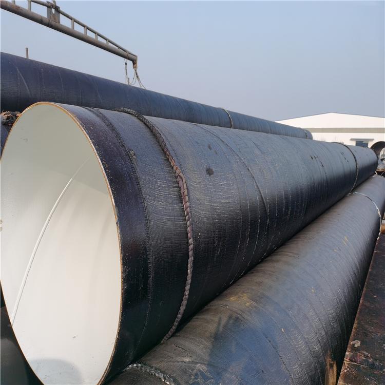 Juxintai epoxy coal asphalt, three oil, two cloth inner IPN8710 anti-corrosion spiral steel pipe customized DN2200