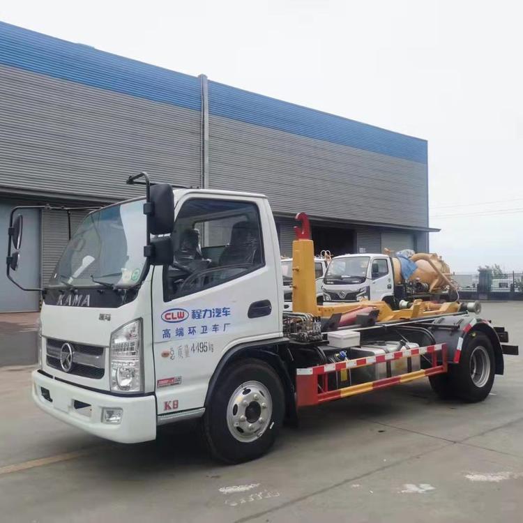 凯马勾臂垃圾车 地下室垃圾转运 可上蓝牌的垃圾收集车 用途广泛