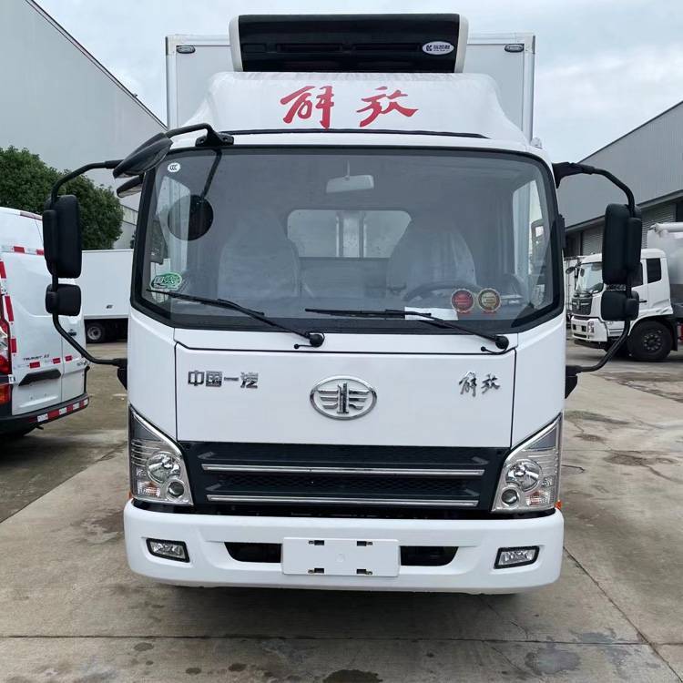 解放4.2米冷藏车 蓝牌冷链运输车 水果蔬菜海鲜冷冻超市专用