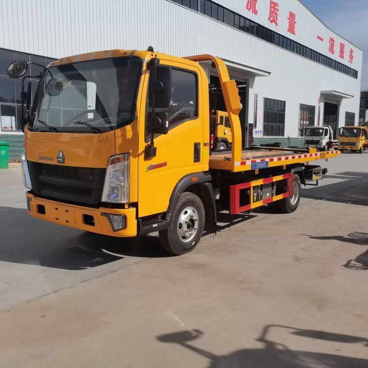重汽豪沃潍柴130马力蓝牌清障车 公路拖车救援 方便快捷
