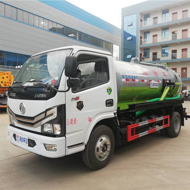 东风5吨吸污车 农村厕所抽大粪 养殖场化粪池抽污水
