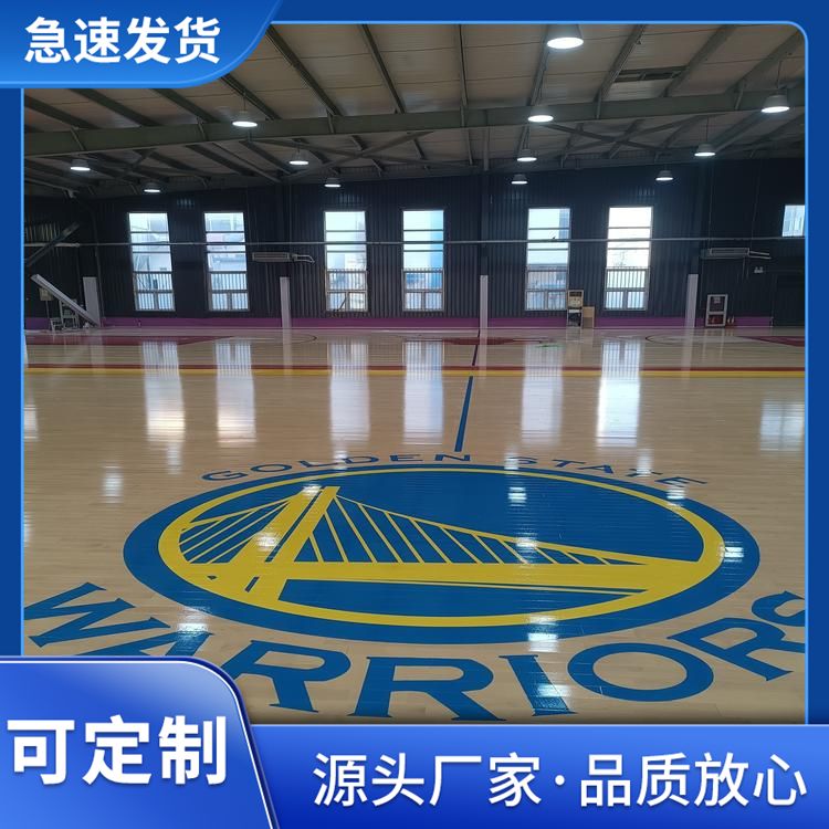  博纳 专业比赛型木纹运动地板生产厂家 主辅龙骨结构
