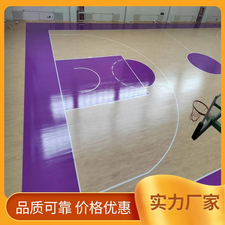 博纳 击剑馆运动木地板供应 形状 平口型 标准国标 18mm 施工
