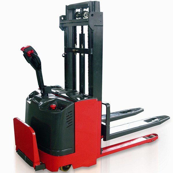 All electric forklift, four wheel drive, spot polyurethane manual hydraulic truck, semi electric stacker truck