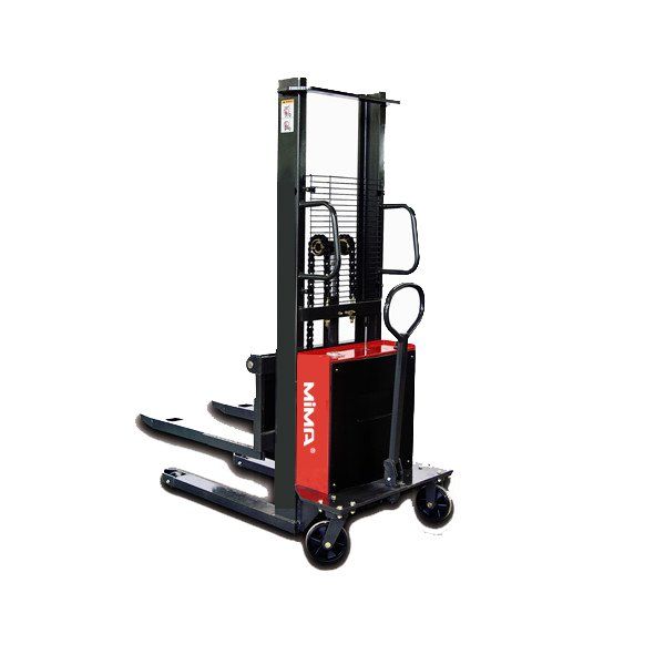 All electric forklift, four wheel drive, spot polyurethane manual hydraulic truck, semi electric stacker truck