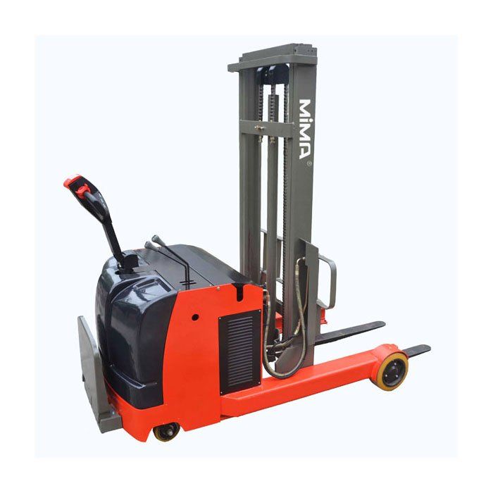 All electric forklift, four wheel drive, spot polyurethane manual hydraulic truck, semi electric stacker truck