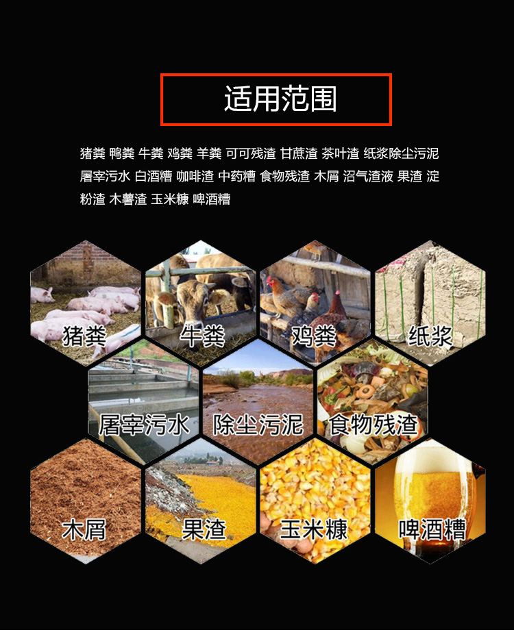 Pig manure solid-liquid dry wet separator cow manure chicken duck manure squeezing machine stainless steel potato residue distiller's grains dehydrator breeding