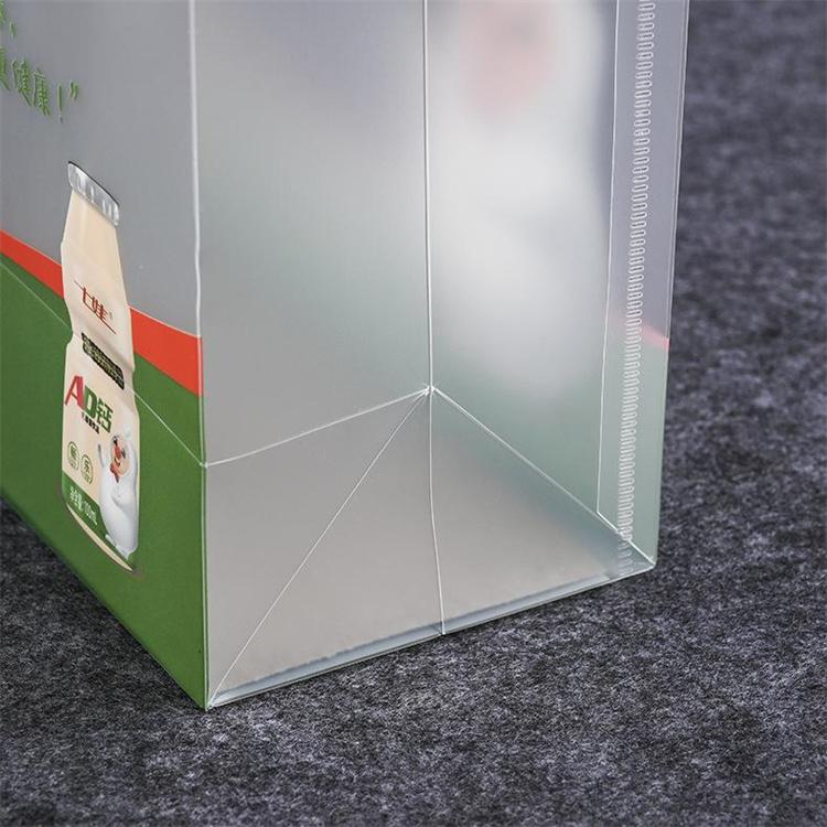 Ruihang transparent plastic bag PP frosted handbag Cosmetic beverage packaging bag printing