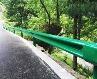 Anti collision hot-dip galvanized spray plastic rural road double wave guardrail, Keyang anti-corrosion and rust prevention