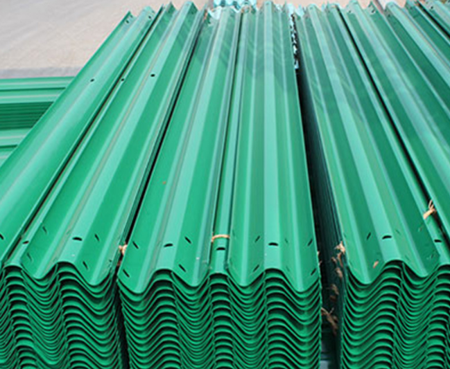 Anti collision hot-dip galvanized spray plastic rural road double wave guardrail, Keyang anti-corrosion and rust prevention