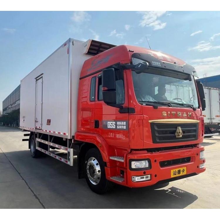 汕德卡新款G5S-U?单桥6.8米冷藏车 生鲜瓜果蔬菜 肉钩冷冻车