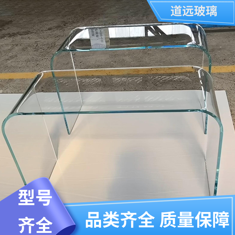 道远 夹层夹胶 弧形玻璃隔断 高强度抗冲击 可按需定制