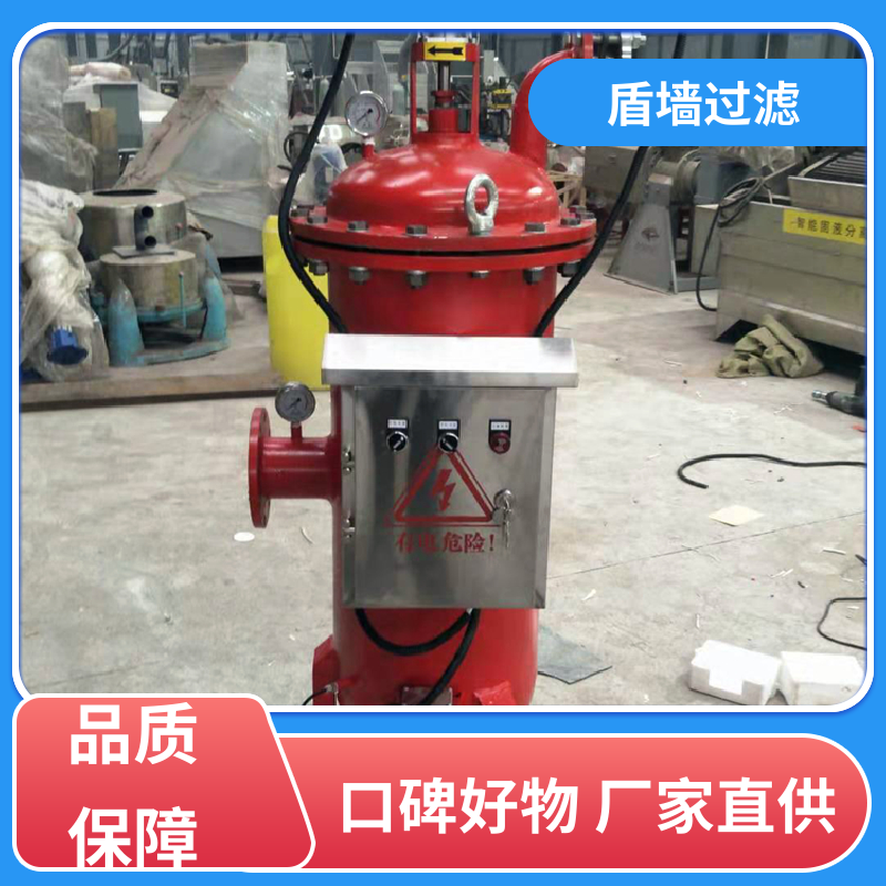 盾旗过滤 品类齐全 自清洗过滤器卧式定制 外形美观 品质可靠