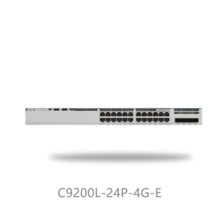 思科（CISCO）C9200L-24P-4G-E 千兆24口POE企业级交换机/上联集成4个千兆光