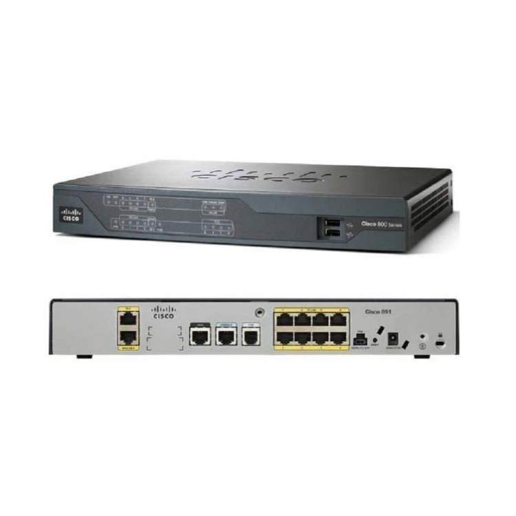 CISCO思科 C891F-K9 8口百兆集成 企业级路由器