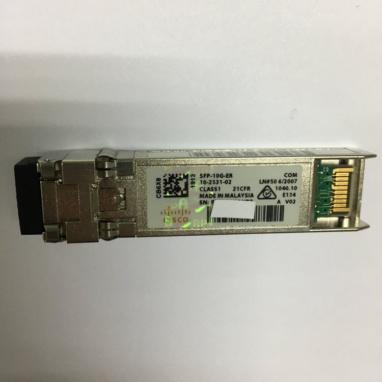 万兆单模SFP+光模块SFP-10G-LR 思科 原装 单包 假一赔十