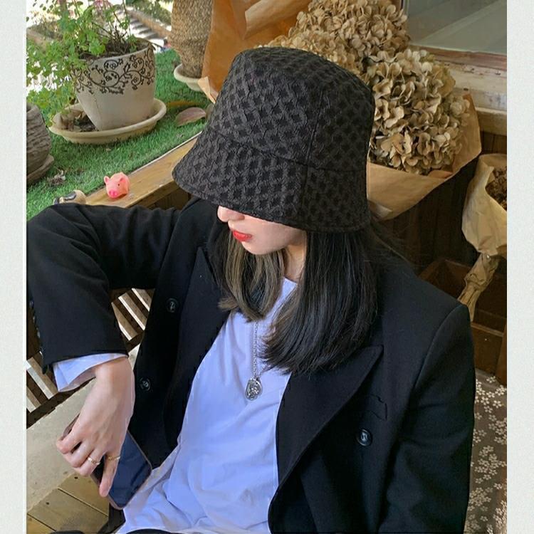 2021春夏款渔夫帽女百搭遮阳防晒大头围水桶帽显脸小素颜网红帽子